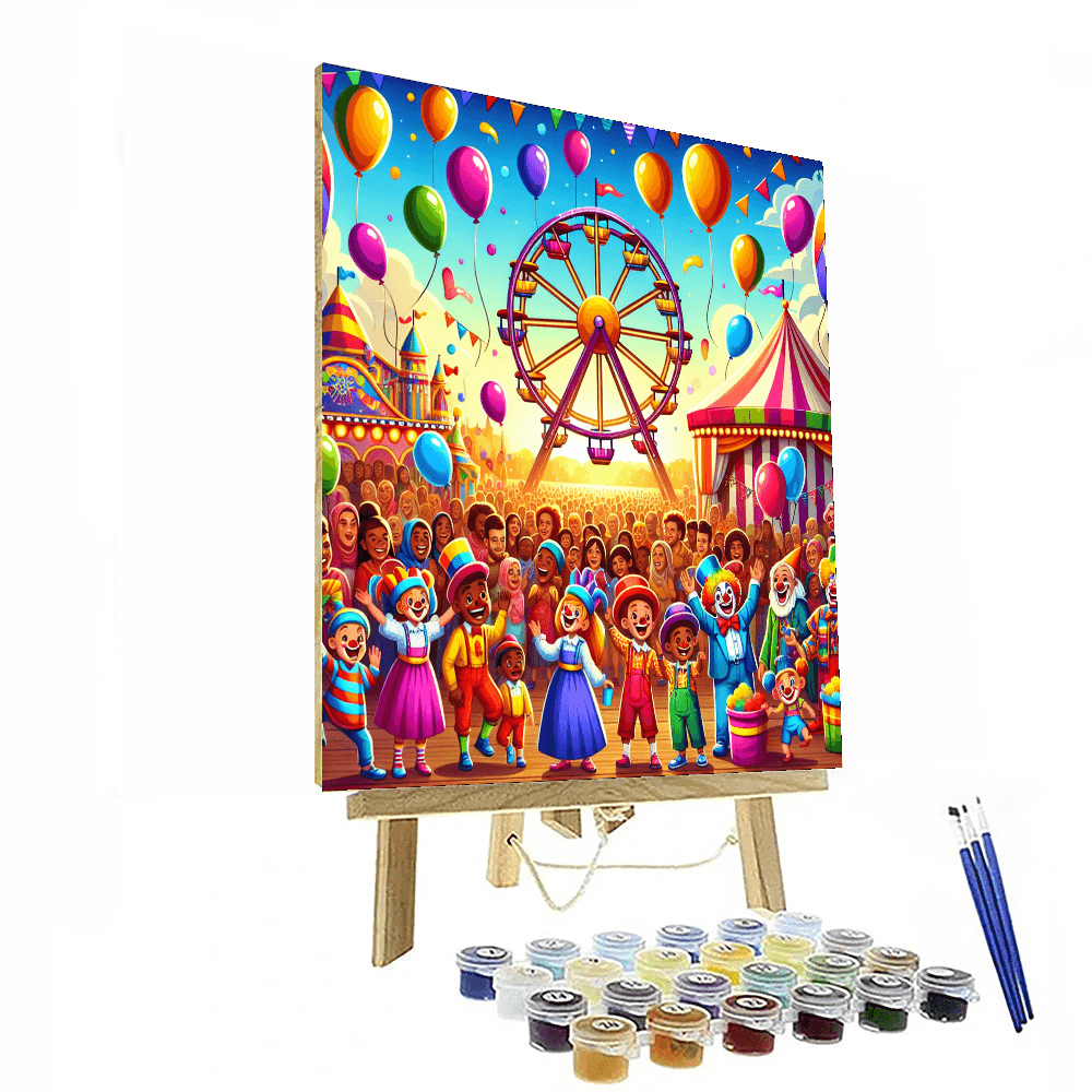Cheerful Carnival Celebration Paint By Numbers Kits