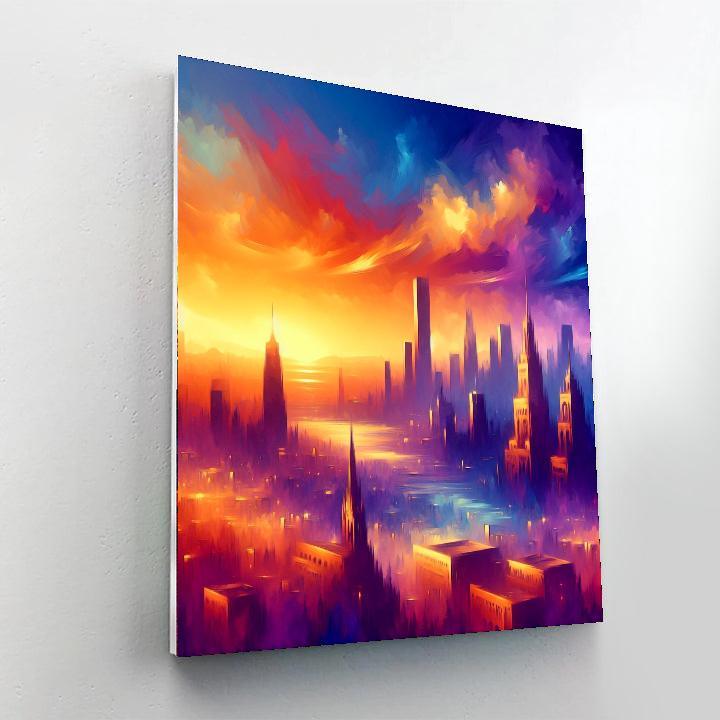 Charming Cityscape Scenes Paint By Number