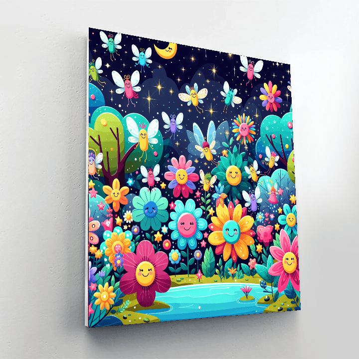 Magic Garden Of Wonders Painting Number Kit