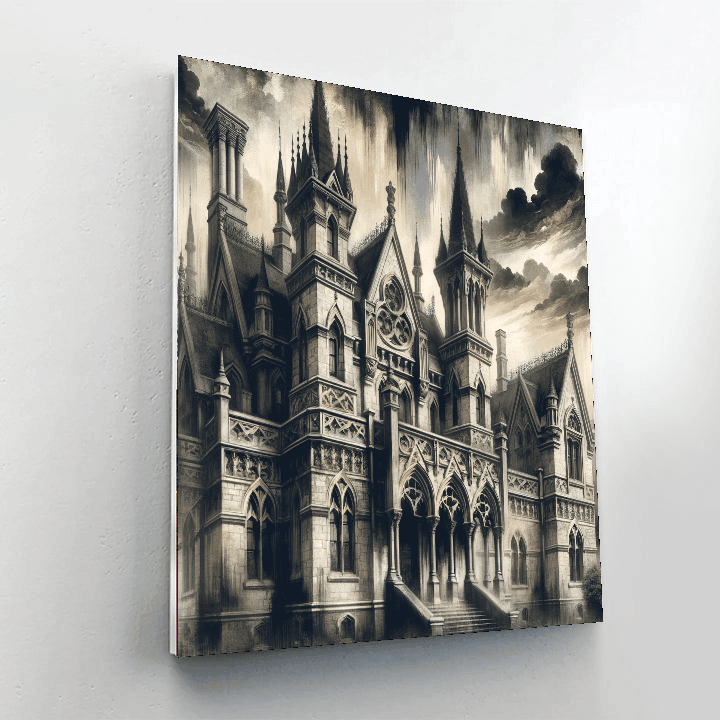 Gothic Manor Mystery Paint By Color