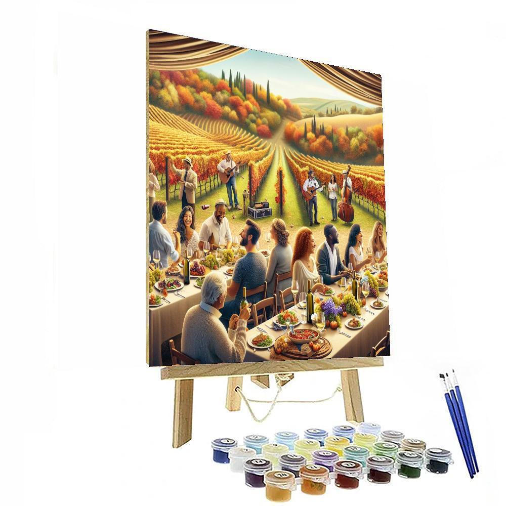 Tuscany Wine Festival Paint By Number