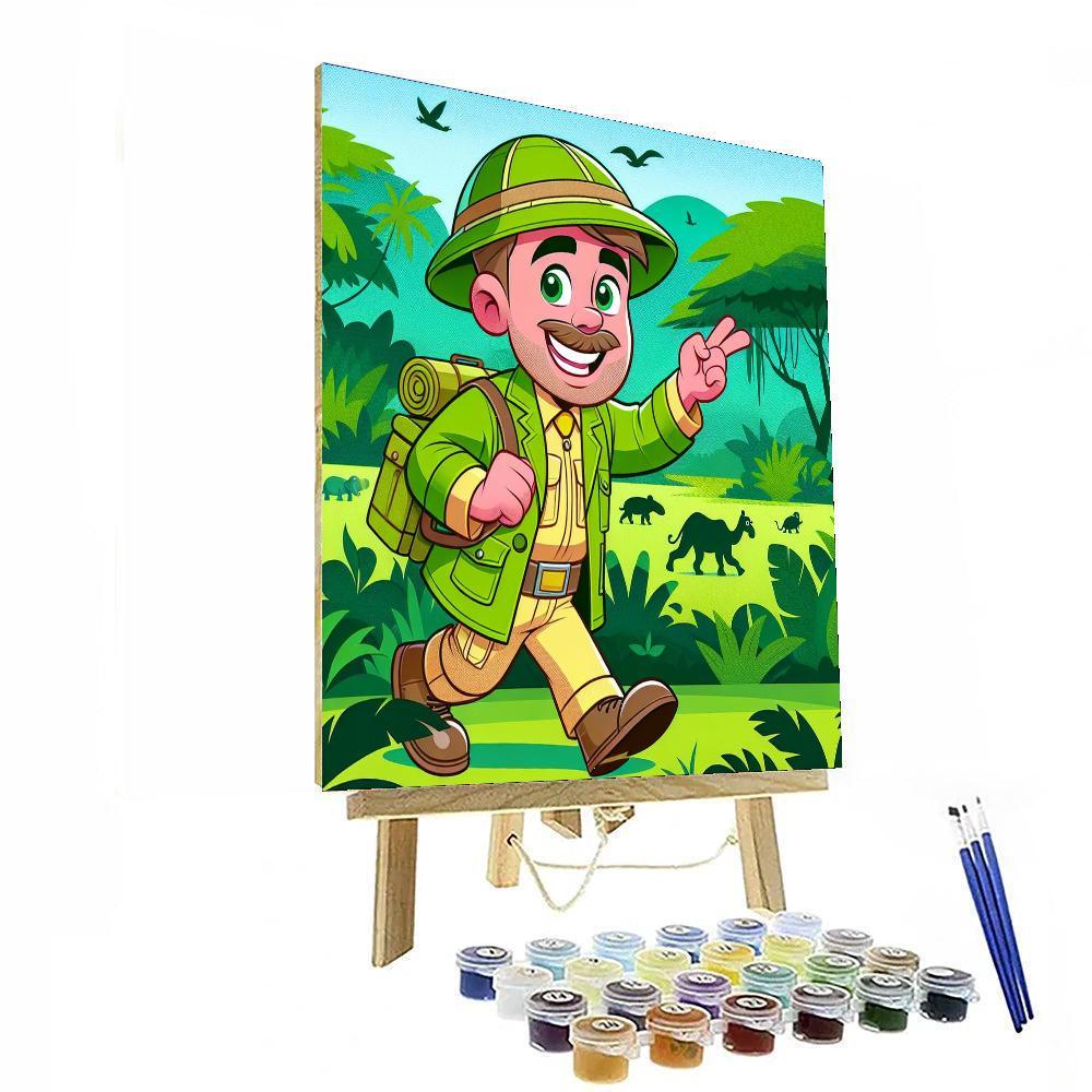 Jolly Jungle Explorer DIY Paint By Numbers