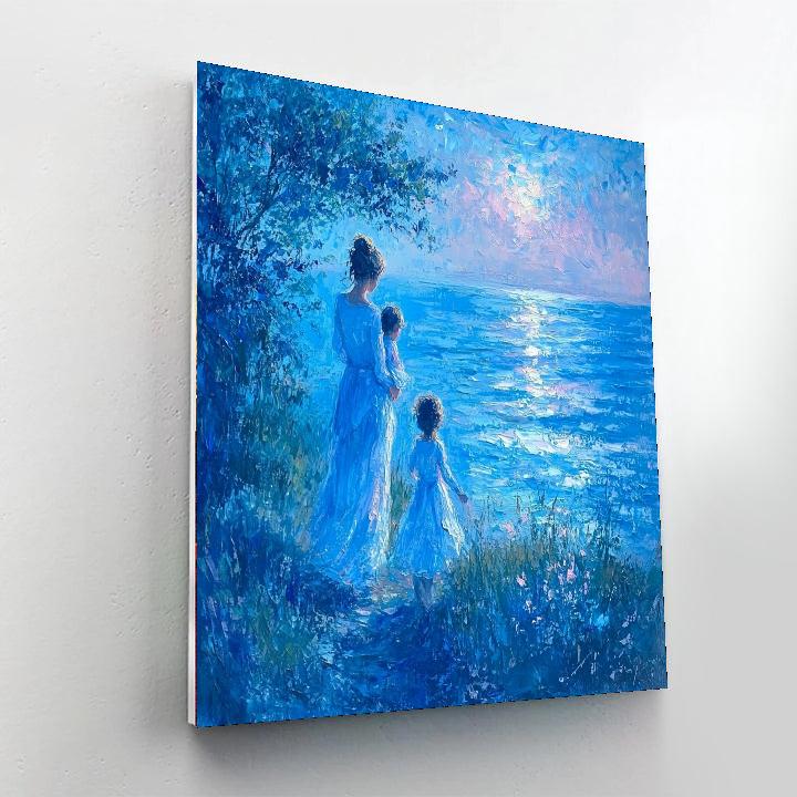 Sea Breeze Solace Number Painting