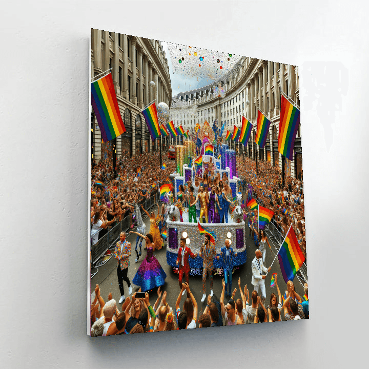 Sydney Gay And Lesbian Mardi Gras Number Painting