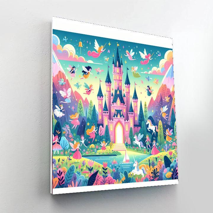 Fanciful Fairytale Realm Painting By Numbers Kit