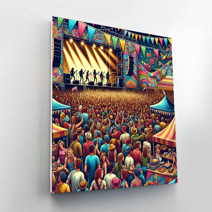 Fête Du Bruit - France DIY Paint By Numbers