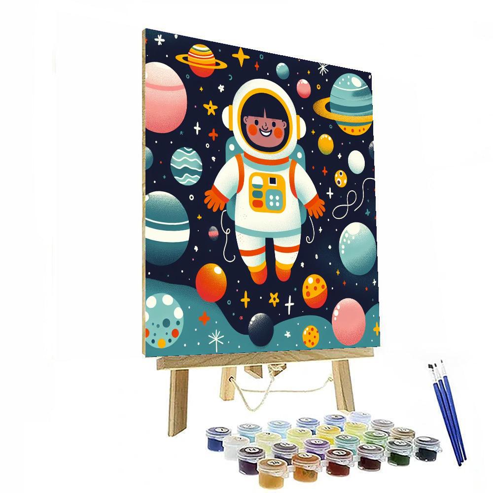 Astro Adventure Map Number Painting