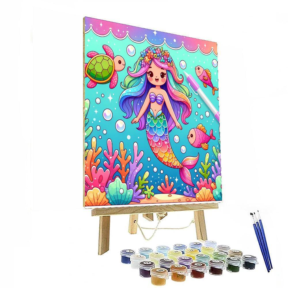Mythical Mermaid Fantasy Paint By Numbers
