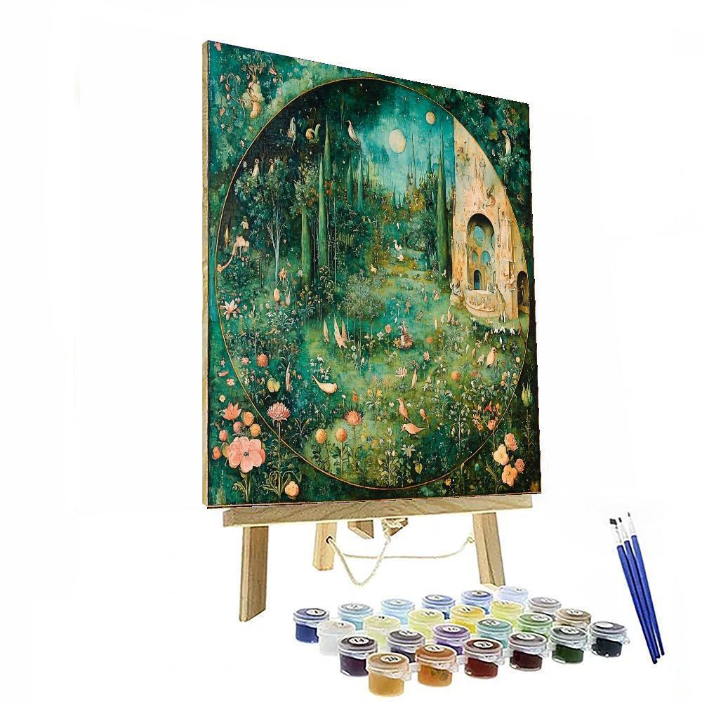 Hieronymus Bosch Inspired Garden Of Earthly Delights  Paint By Numbers Kits