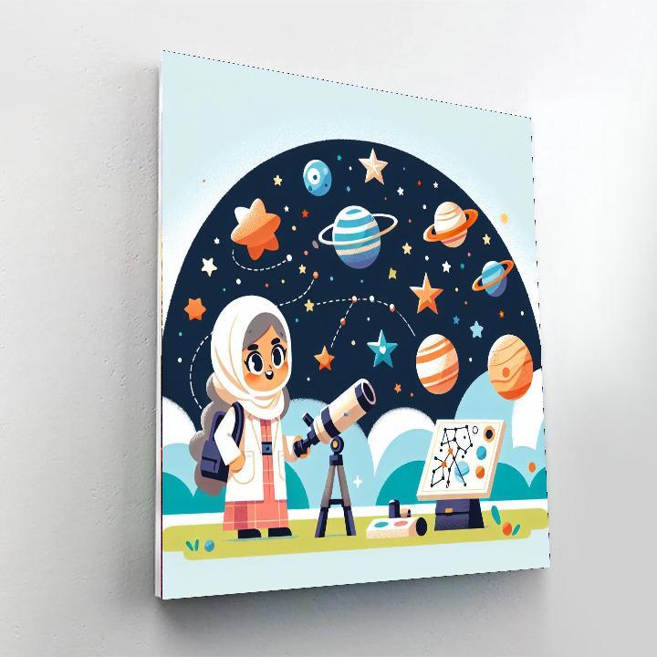 Galactic Science Expedition Paint By Color