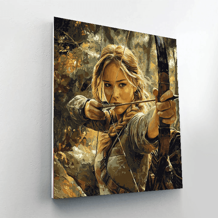 Jennifer Lawrence: The Fearless Heroine Of Katniss Everdeen Paint By Numbers Art