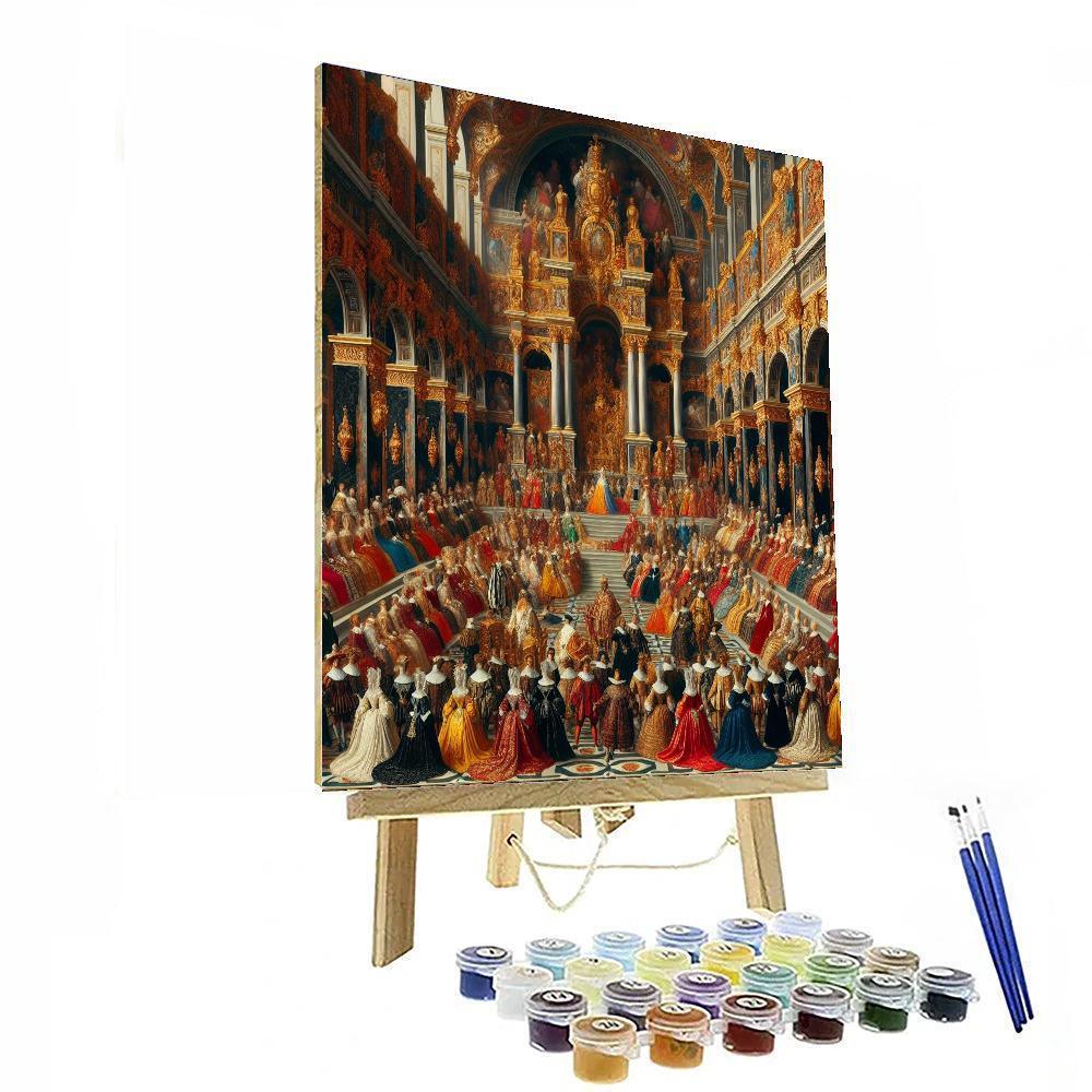 Renaissance Court Gathering Paint By Number