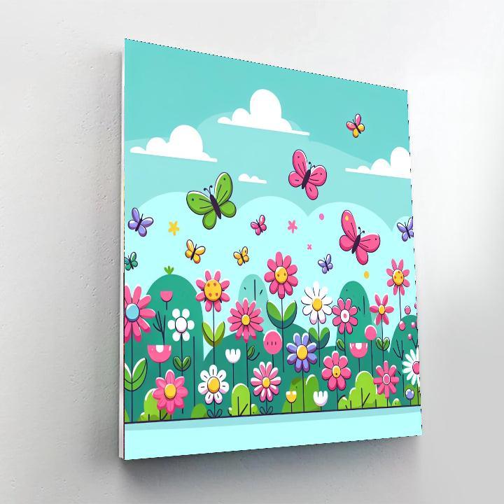 Garden Gala Paint By Numbers Art