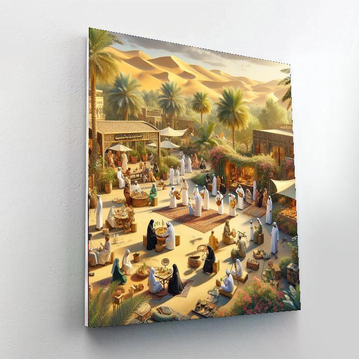 Al Ain Oasis Festival - Uae Painting Number Kit