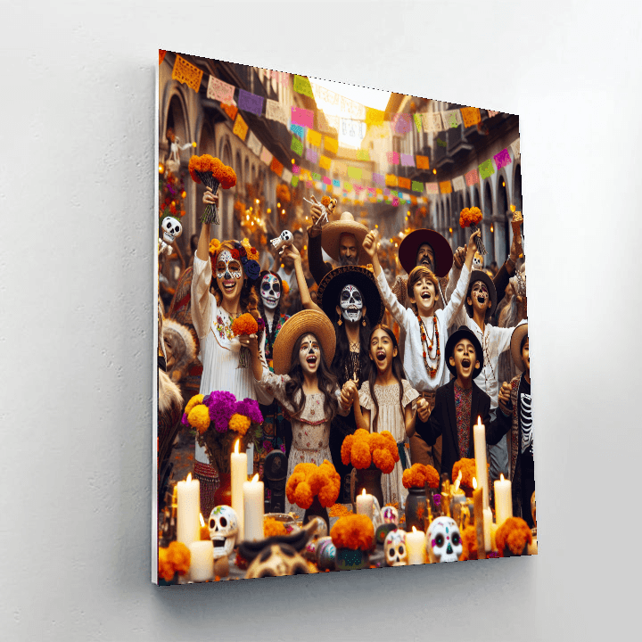 The Day Of The Dead Festival - Mexico Paint By Numbers Kits