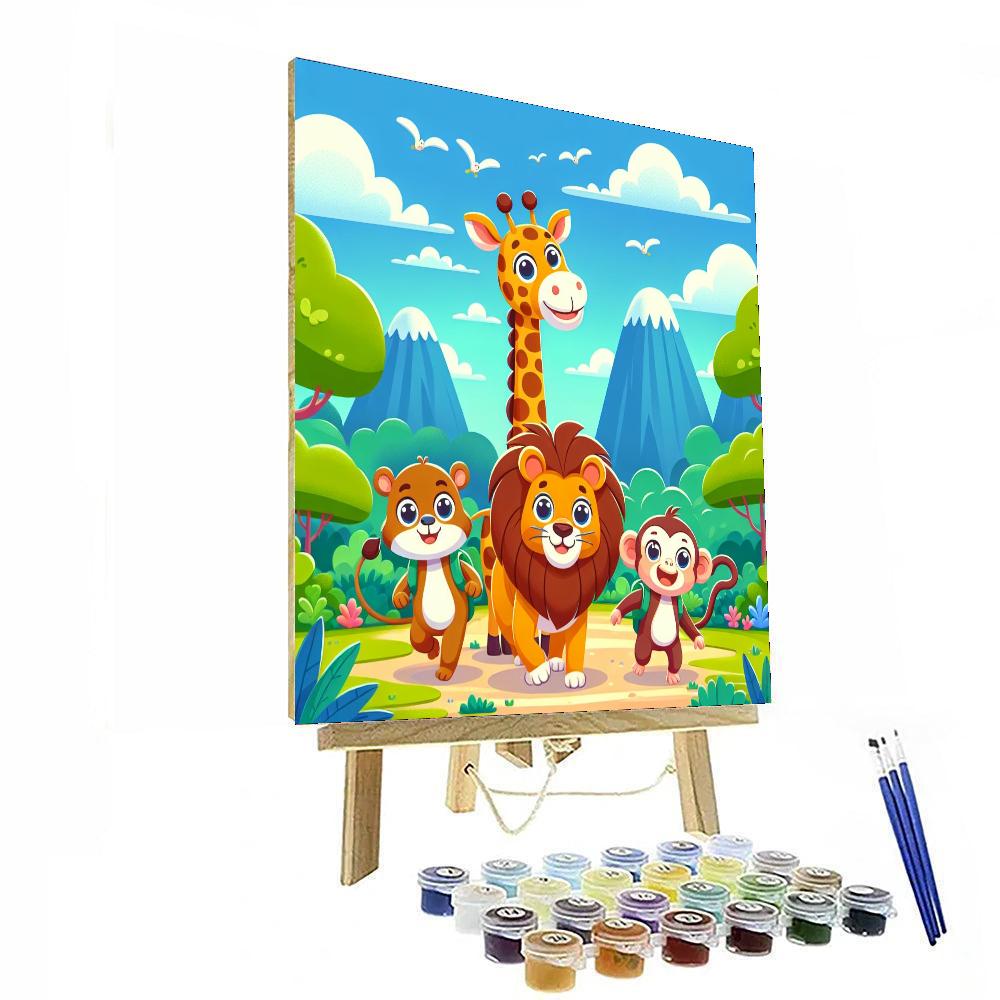 Curious Animal Expedition Numbered Painting Kits