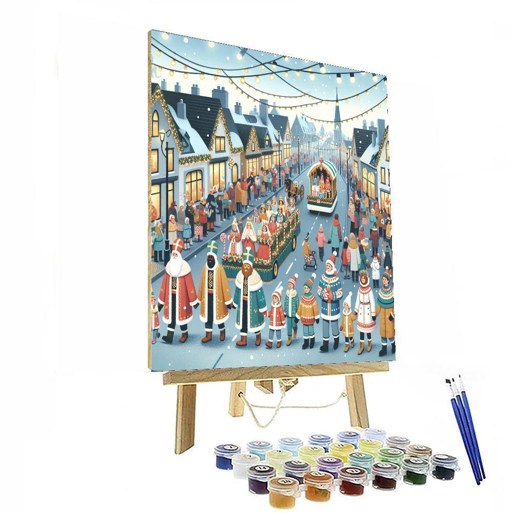 Fête De La Saint-nicolas Painting By Numbers Kit