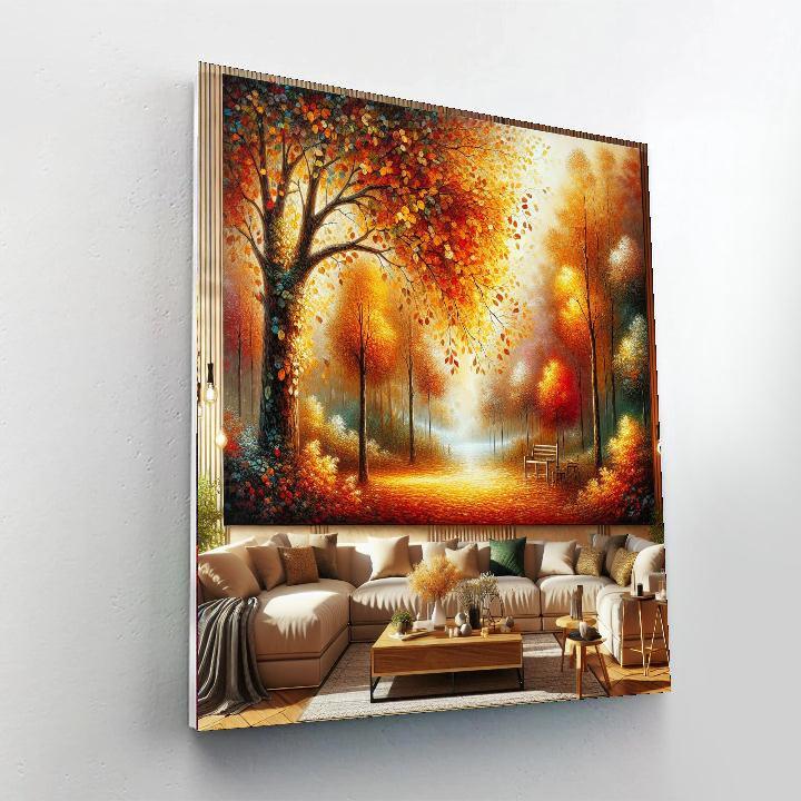 Rustic Autumn Charm Paint By Number