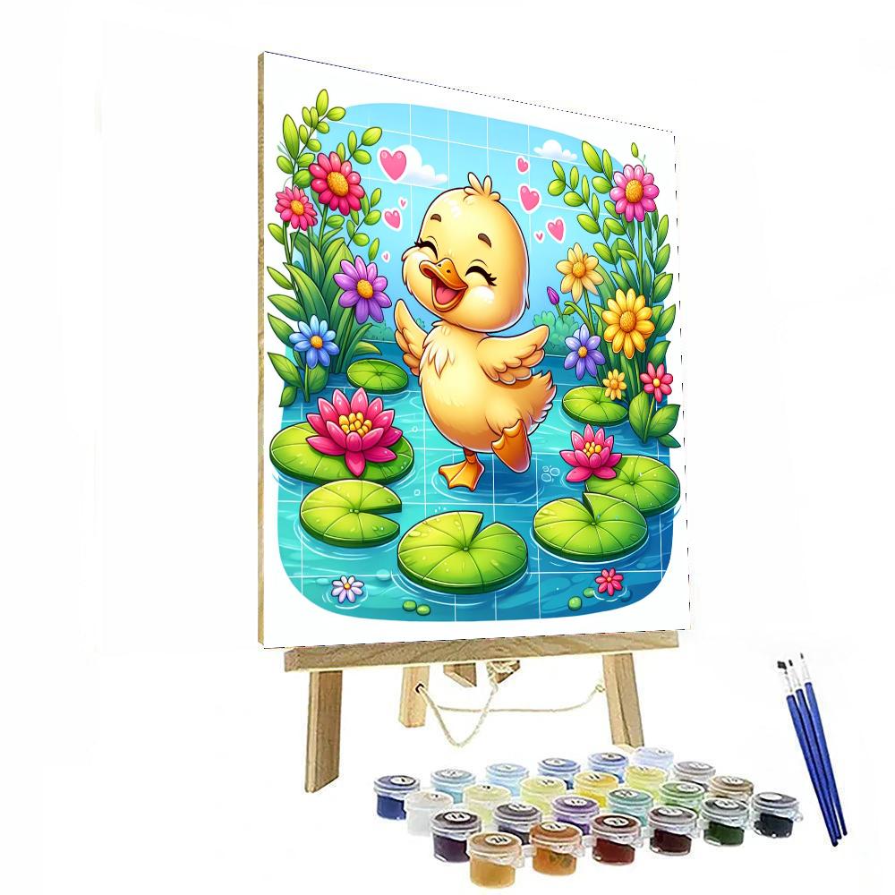 Doodle Duckling Paint By Numbers