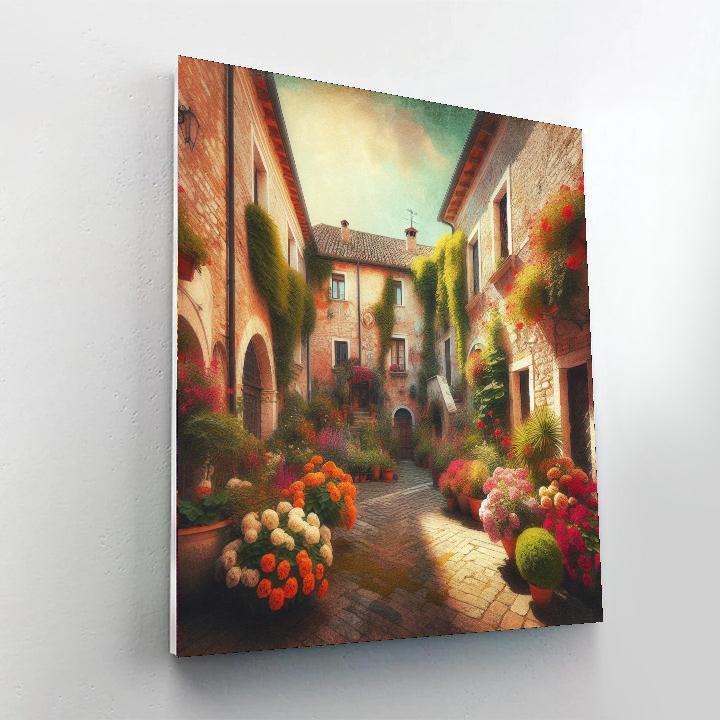 Timeless Italian Courtyard Paint By Numbers Kits