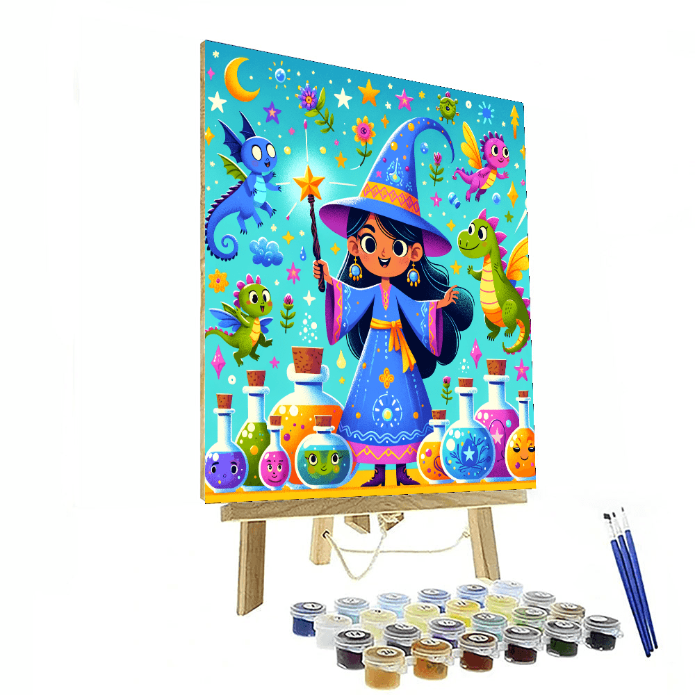 Magical Wizardry Adventure DIY Paint By Numbers