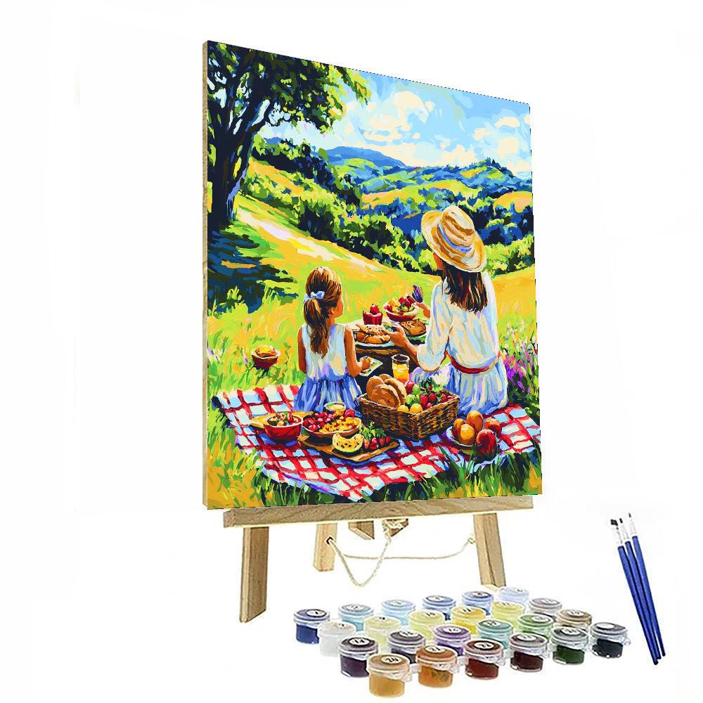 Picnic Paradise Paint By Color