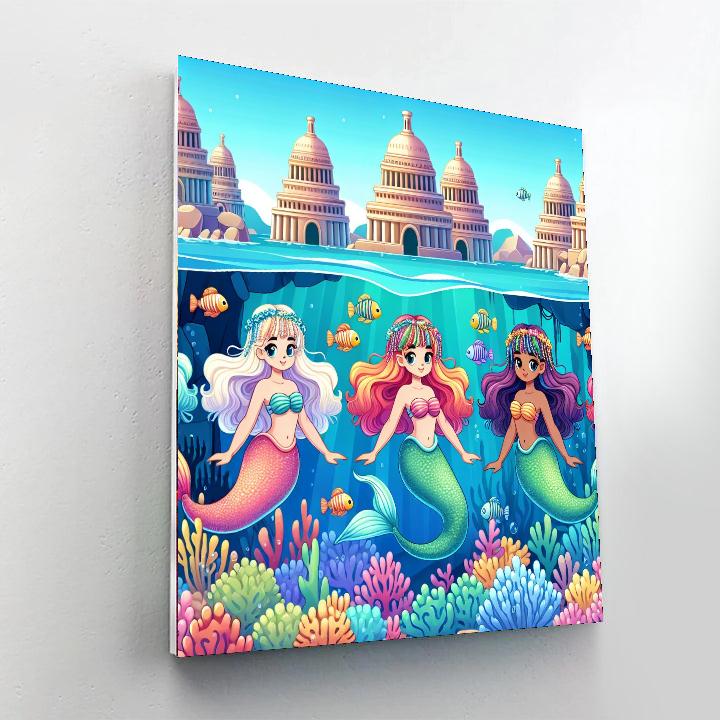 Exploring Atlantis Painting Number Kit