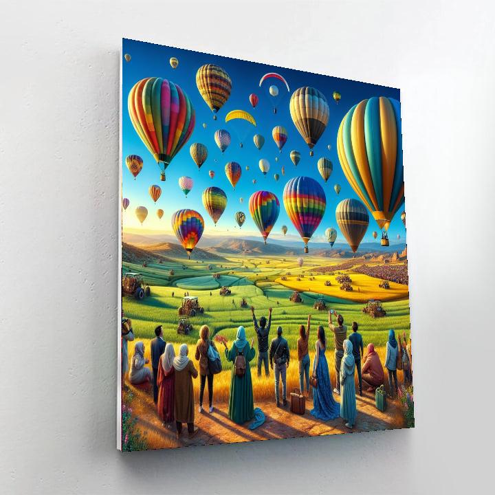 Hot Air Balloon Festival - Philippines Paint By Numbers
