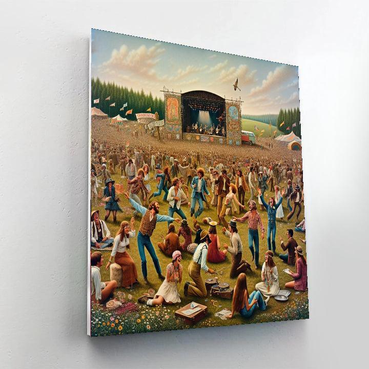 Woodstock Festival - Bethel, Usa Paint By Numbers