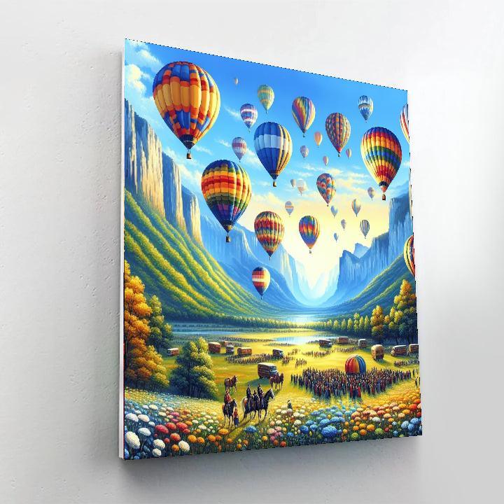 Balloon Fiesta - Taiwan Painting By Numbers Kit
