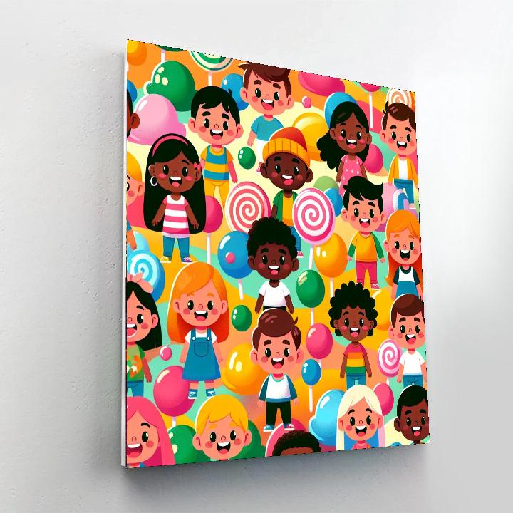 Bubblegum Adventure Painting By Numbers Kit