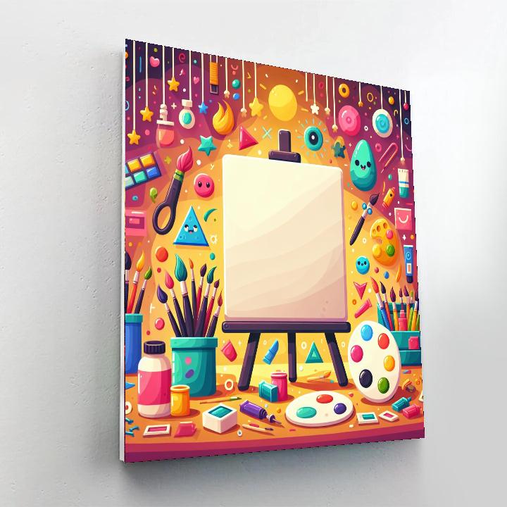 Colorful Crafts Paint By Numbers Art