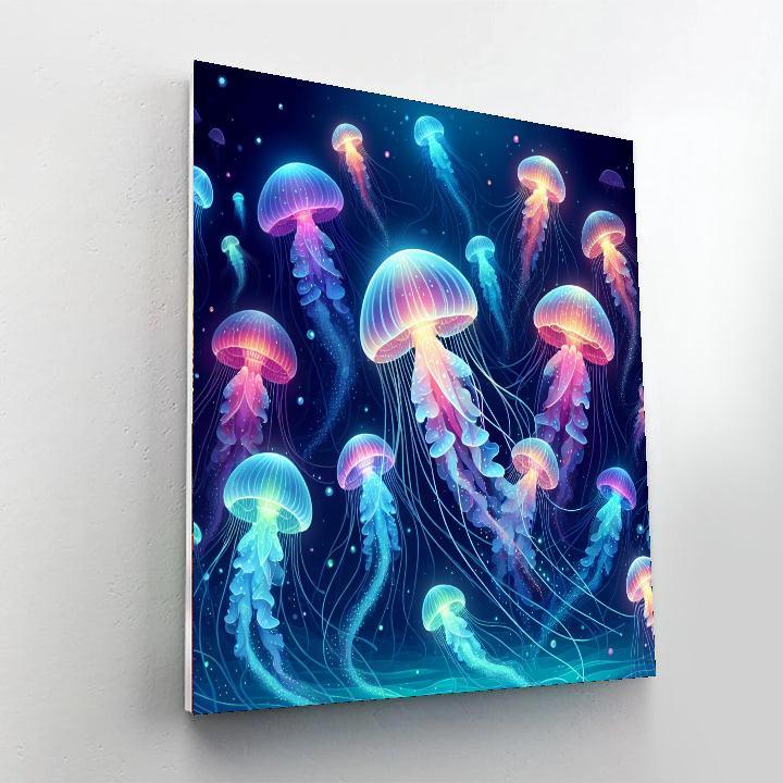 Joyful Jellyfish Journey Paint By Color