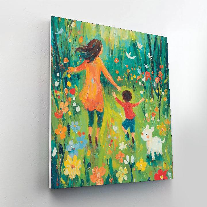 Love And Laughter In The Park Paint By Color