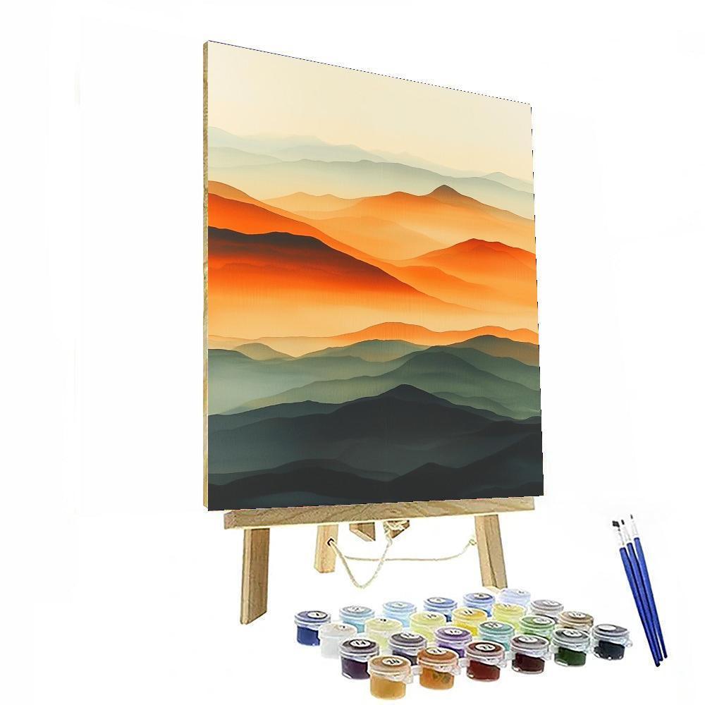 Mark Rothko Inspired The Passage Of Time  Painting By Numbers Kit