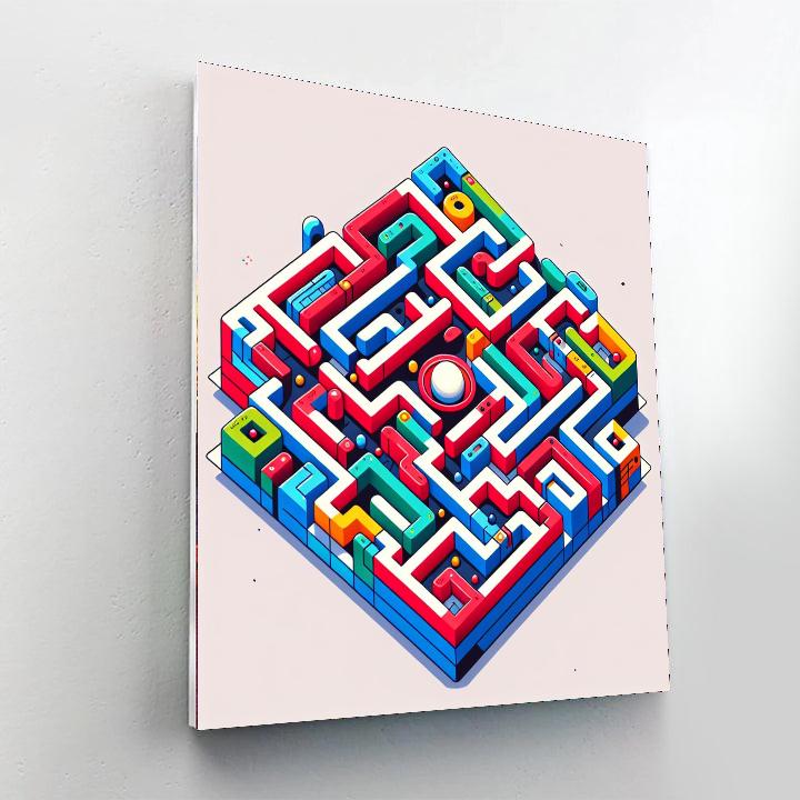 Marble Maze Masterpiece Paint By Color