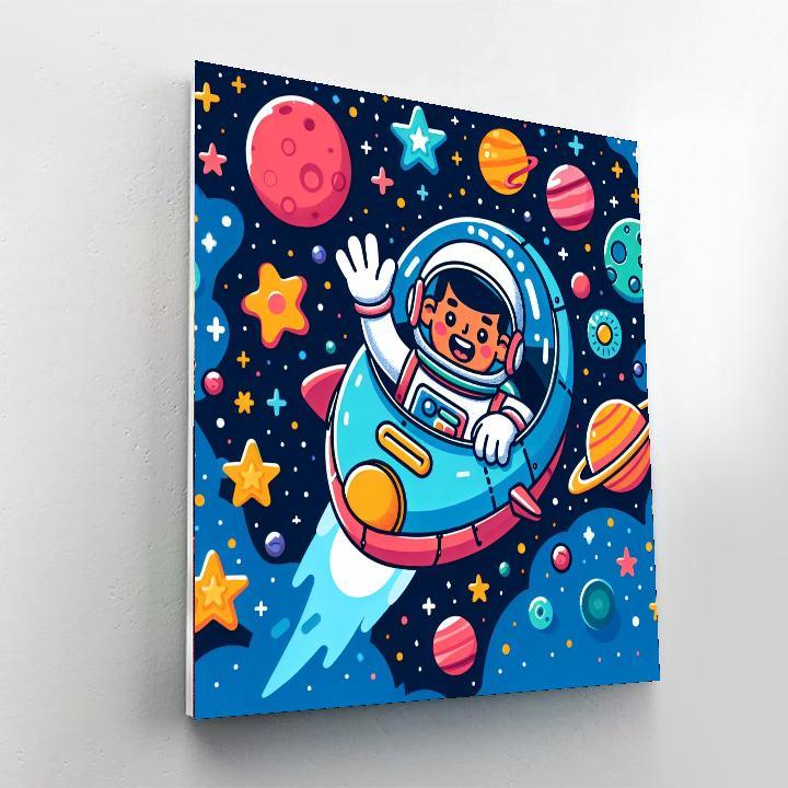 Astronaut Adventure Quest Paint By Numbers Kits