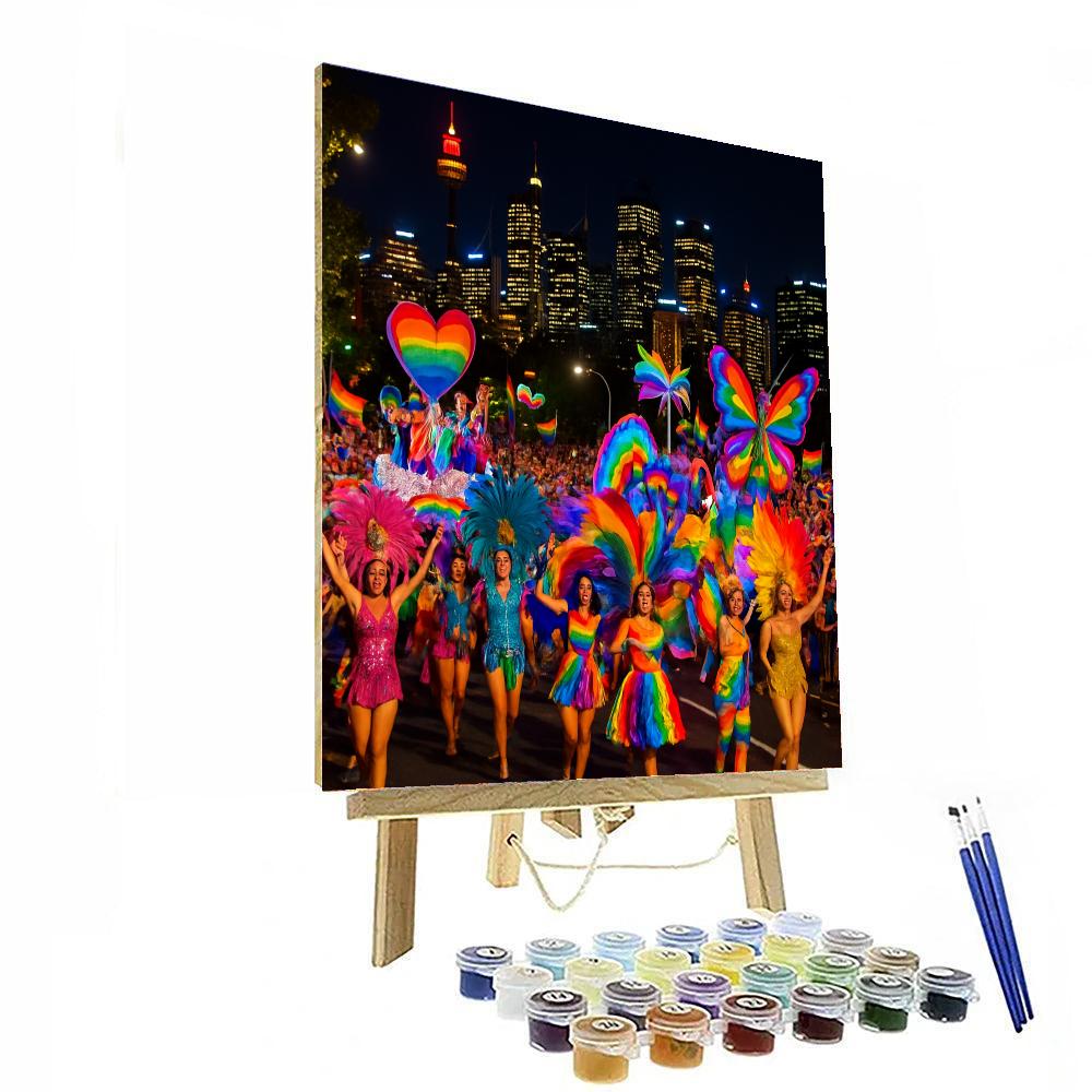 Gay And Lesbian Mardi Gras - Sydney, Australia DIY Paint By Numbers