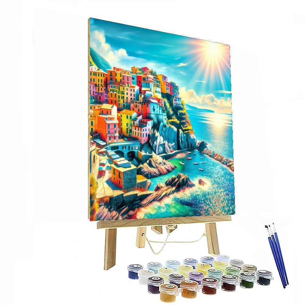 Classic Italian Coast DIY Paint By Numbers