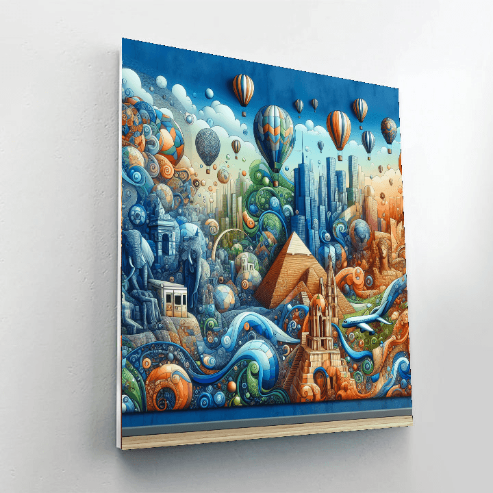 Wanderlust Wall Murals Paint By Numbers