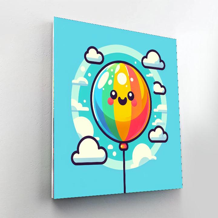 Vibrant Balloon Painting By Numbers Kit
