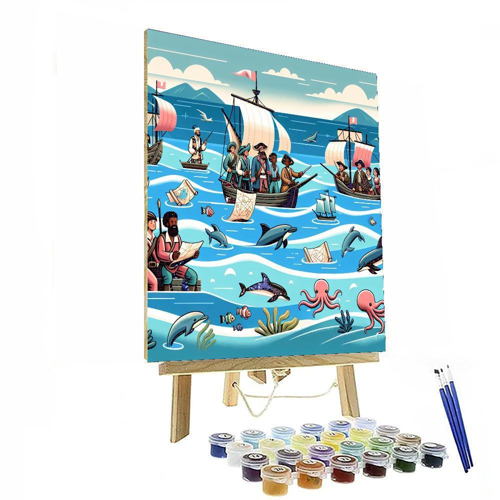 Ocean Treasure Odyssey Paint By Numbers Kits