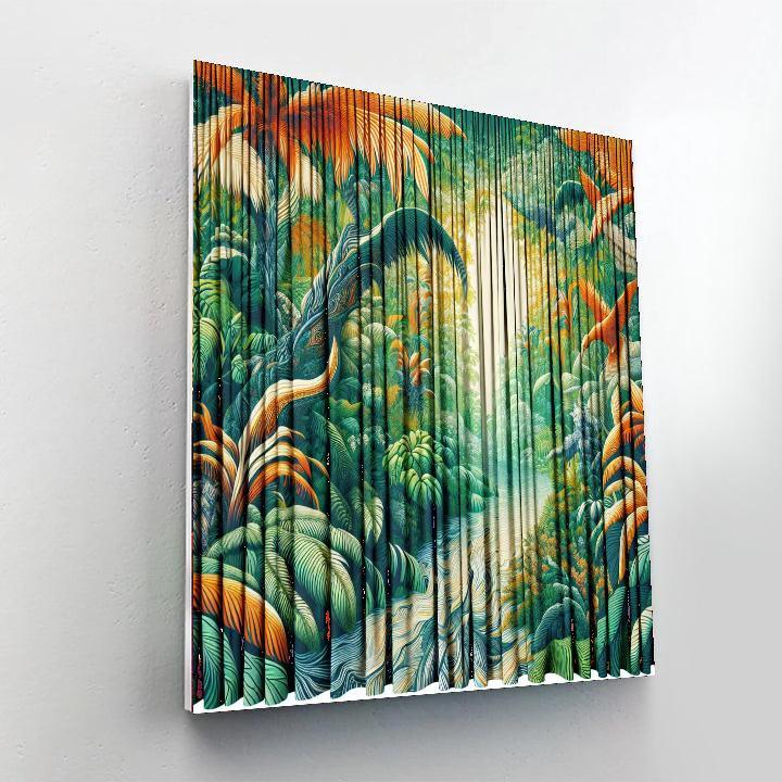 Jungle Rhythm Curtains Paint By Number