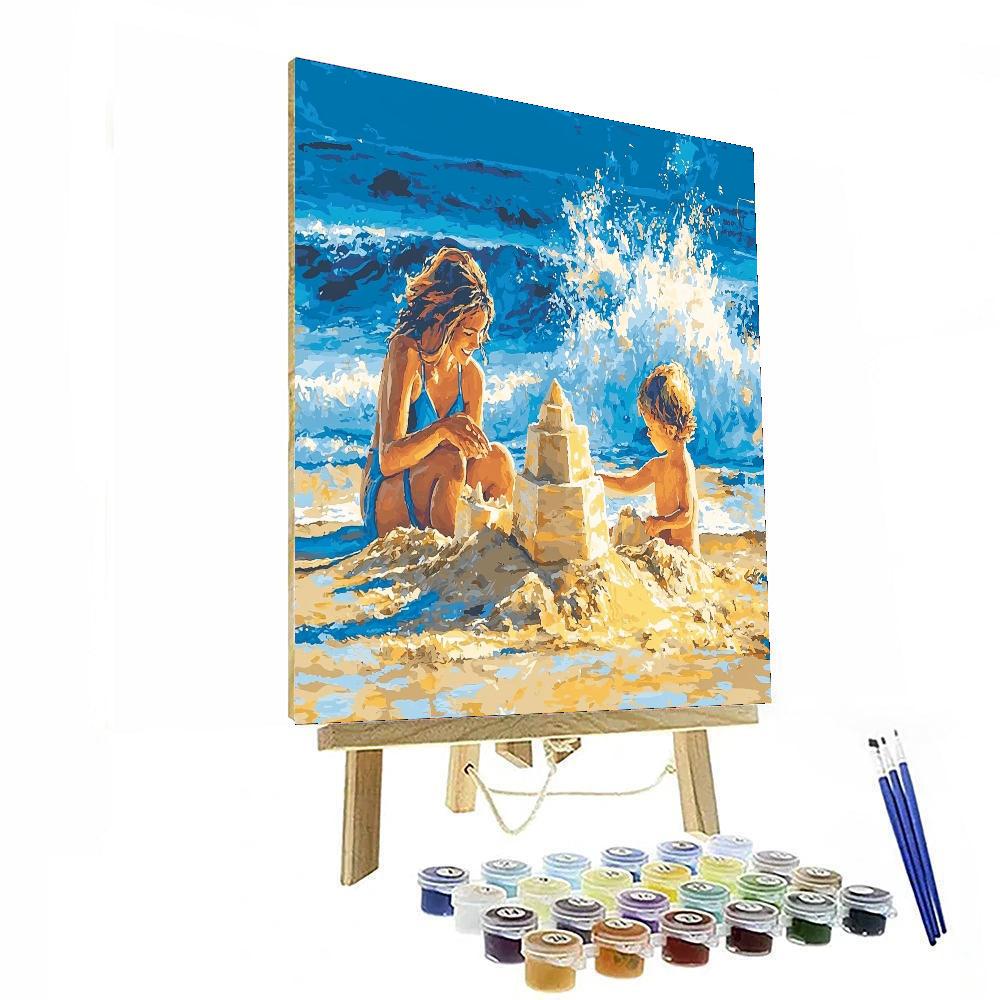 Memories On The Shore DIY Paint By Numbers