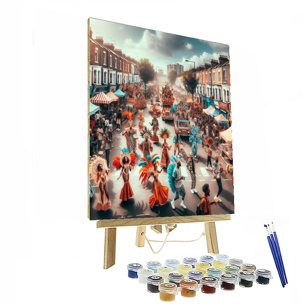 Carnival Of Notting Hill - London, England Painting By Numbers Kit