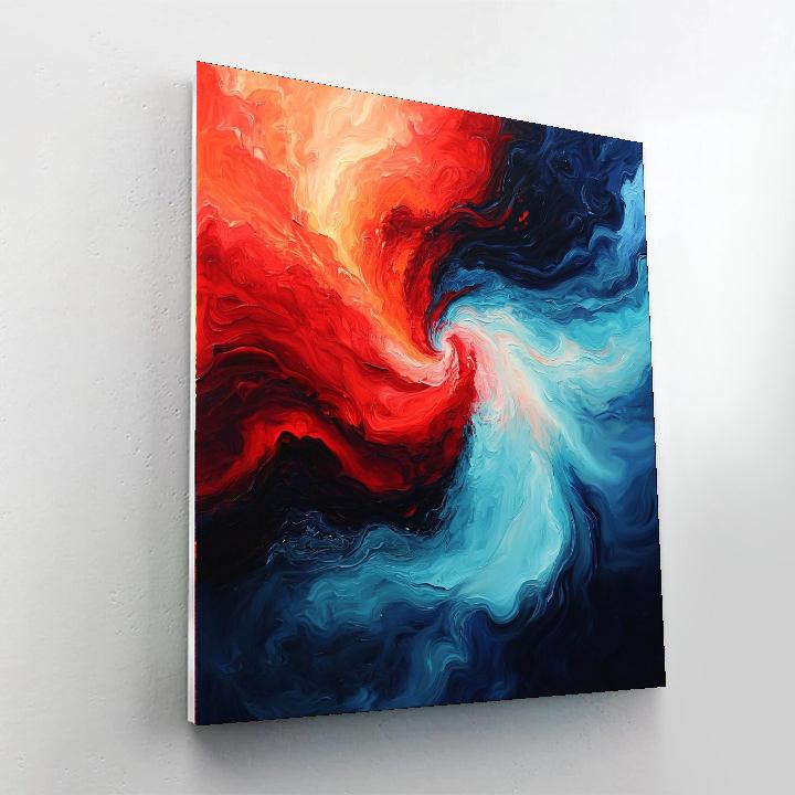 Michelangelo Inspired Elemental Dance  Paint By Numbers