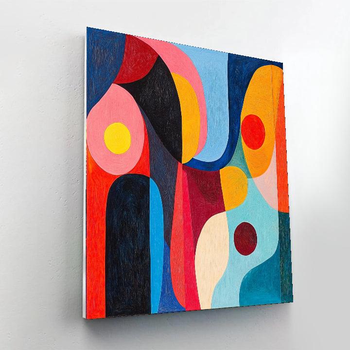 Paul Klee Inspired Balance Of Color  Paint By Number