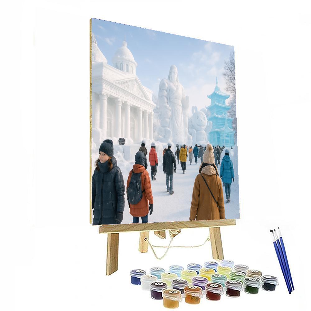 Snow And Ice Festival - Sapporo, Japan DIY Paint By Numbers