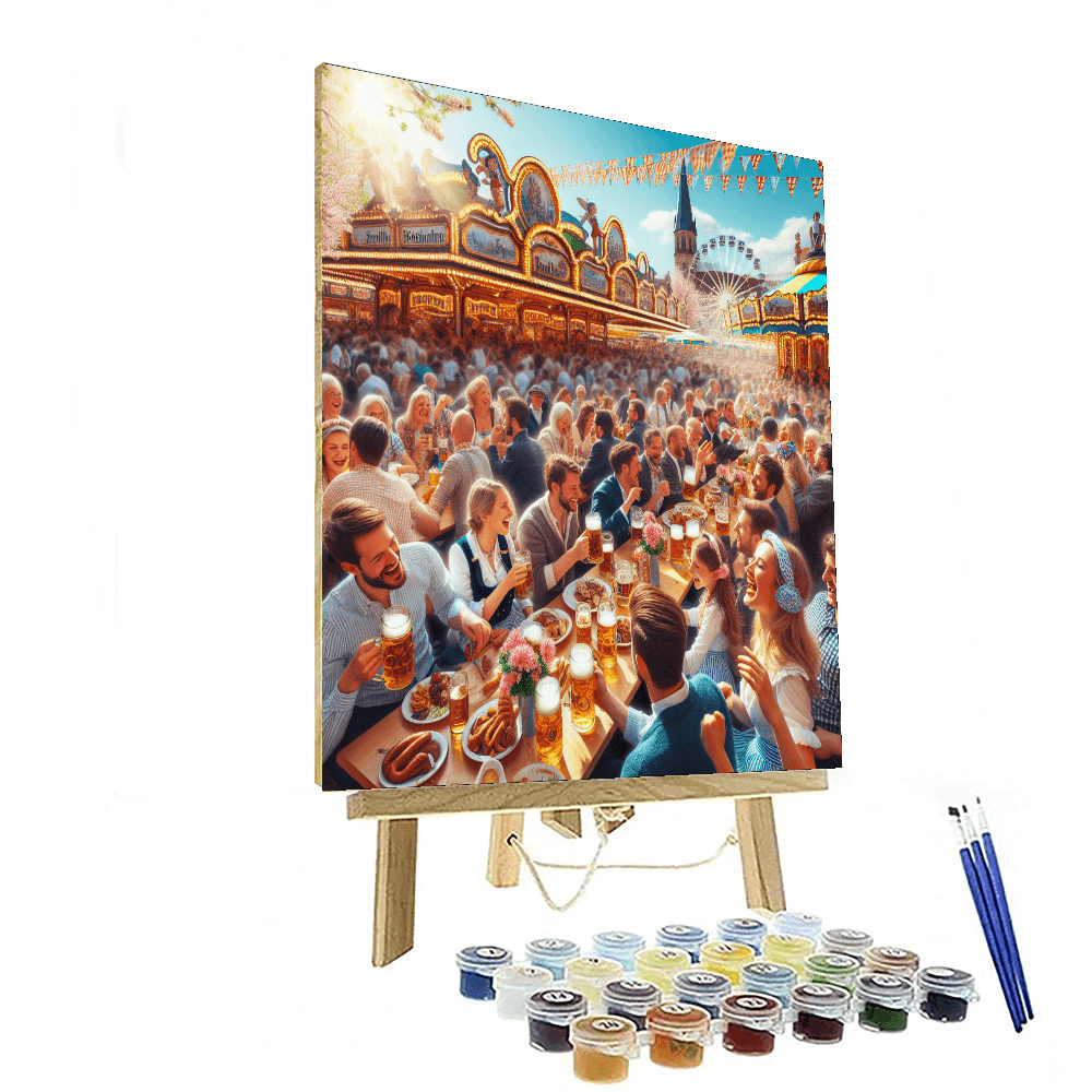 Frühlingsfest - Stuttgart, Germany Painting By Numbers Kit