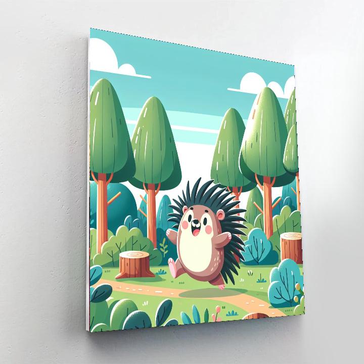 Peppy Porcupines Numbered Painting Kits